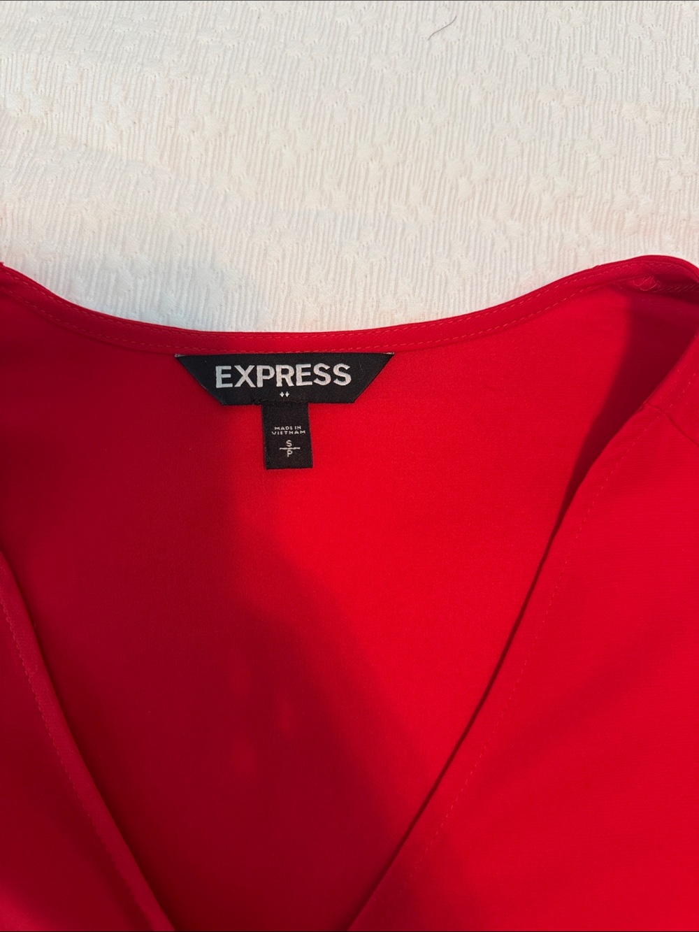 EXPRESS zip front blouse - Picture 2 of 2